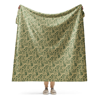 Pietruszka Camo Sherpa Blanket 60" x 80" _ Concealing Coloration