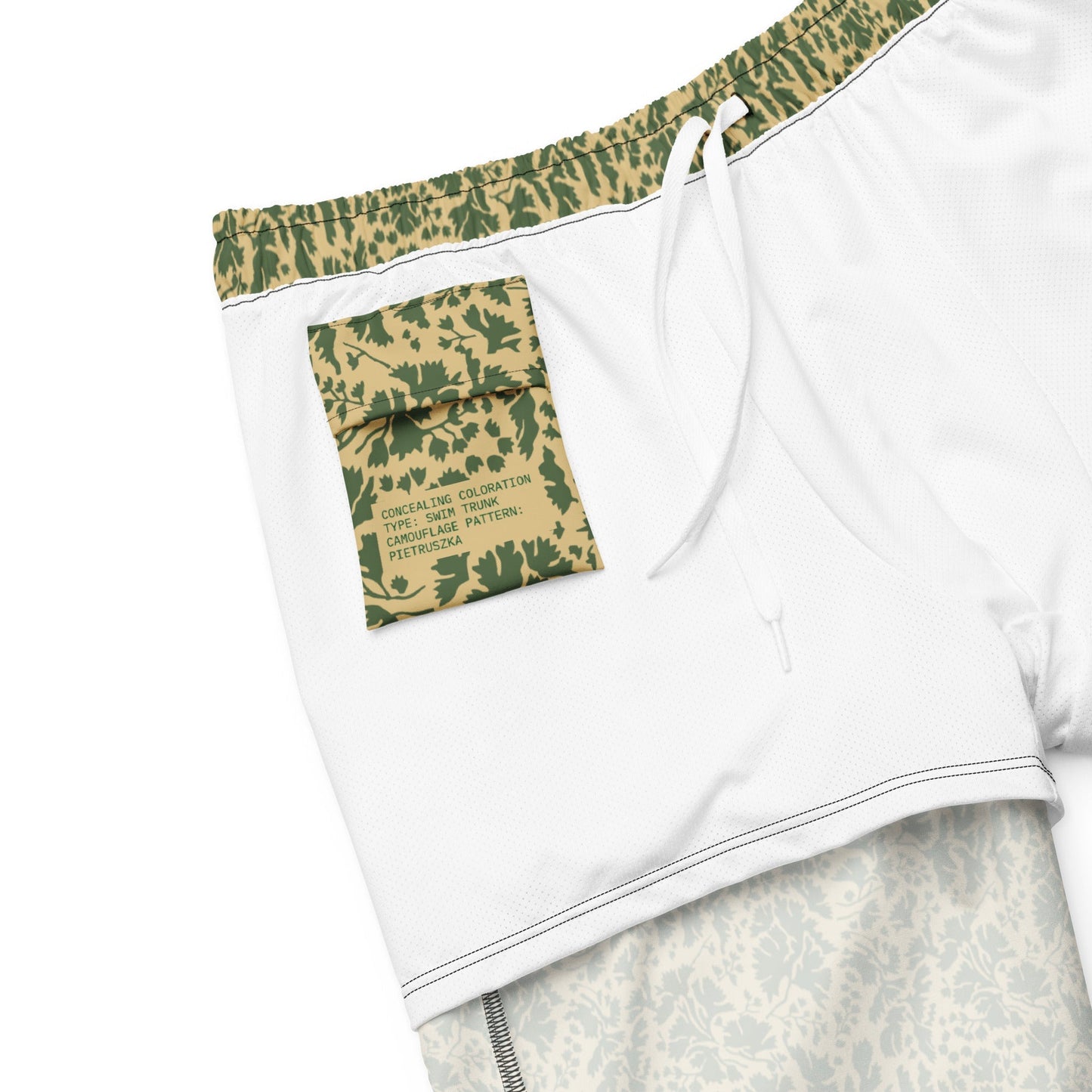 Pietruszka Camo Swim Trunks _ Concealing Coloration