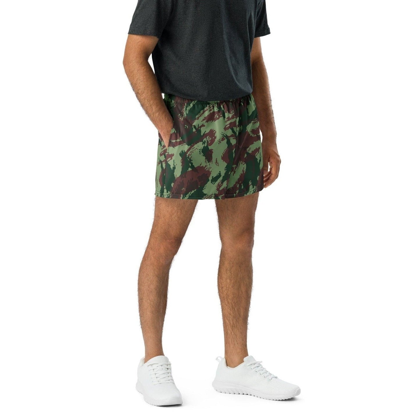 Portuguese Lizard Camo 2.5″ Inseam Tech Shorts _ Concealing Coloration
