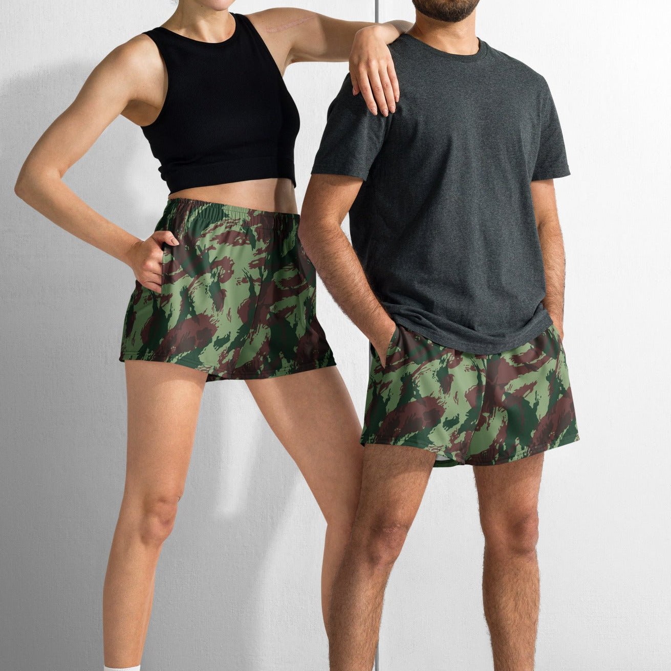 Portuguese Lizard Camo 2.5″ Inseam Tech Shorts _ Concealing Coloration