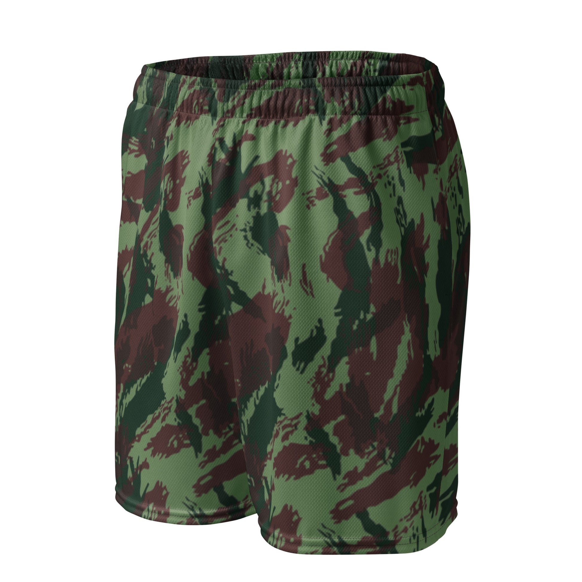 Portuguese Lizard Camo Basketball Shorts _ Concealing Coloration