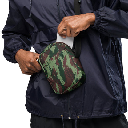 Portuguese Lizard Camo Crossbody Bag