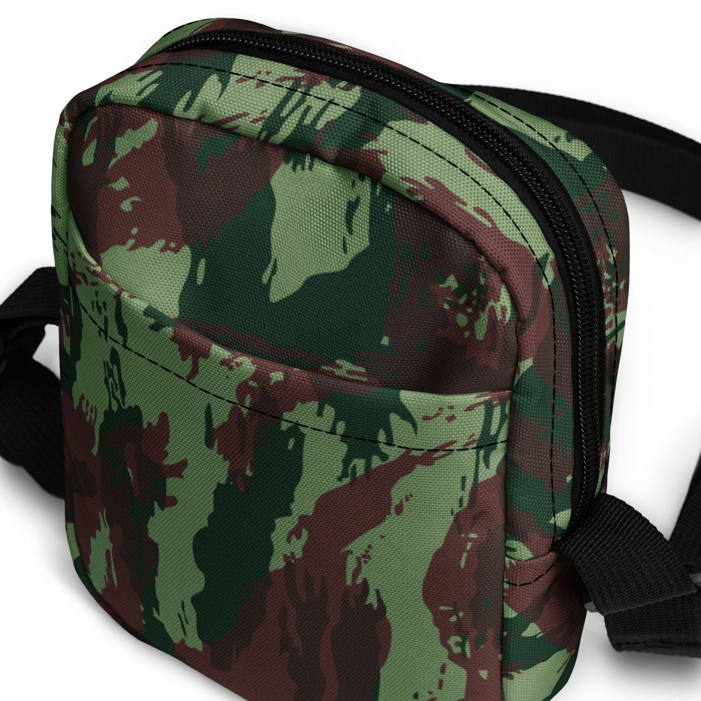 Portuguese Lizard Camo Crossbody Bag