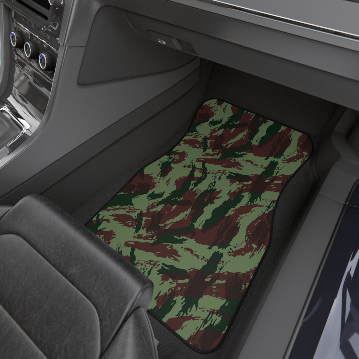 Portuguese Lizard Camo Front Seat Car Mats (Set of 2) _ Concealing Coloration