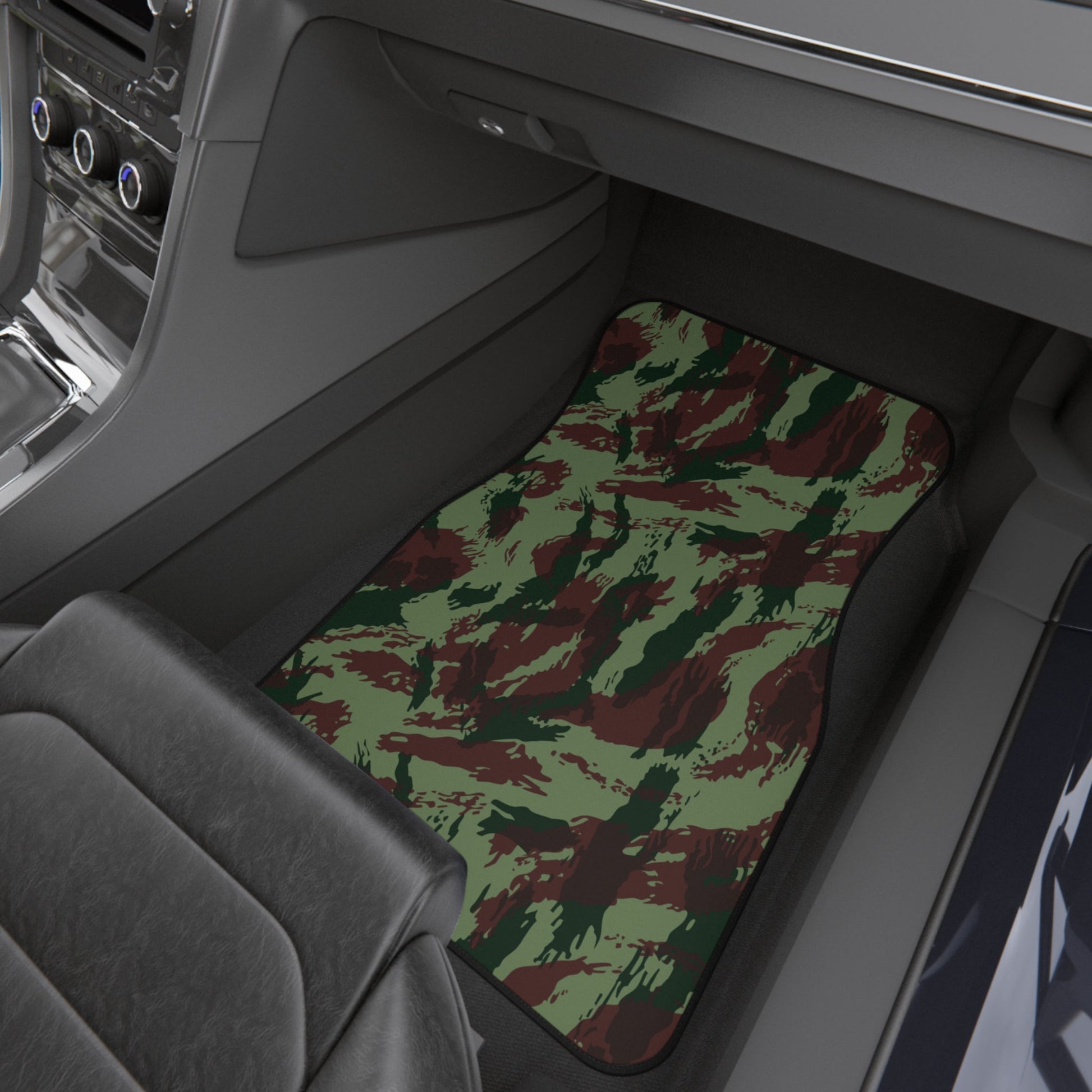 Portuguese Lizard Camo Front Seat Car Mats (Set of 2) _ Concealing Coloration