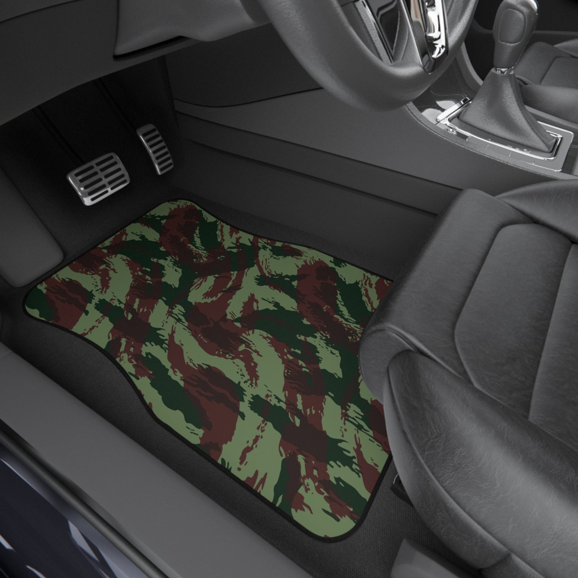 Portuguese Lizard Camo Front Seat Car Mats (Set of 2) _ Concealing Coloration