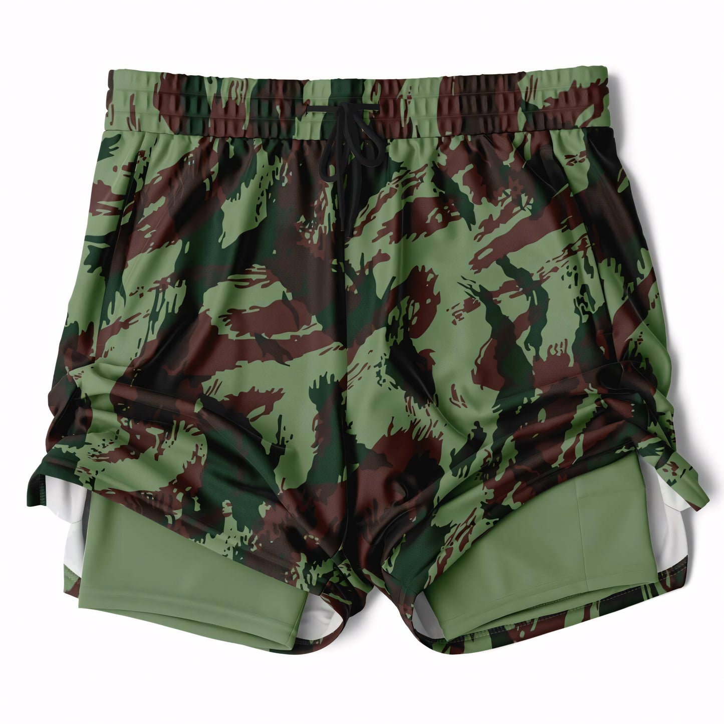 Portuguese Lizard Camo Lined Shorts 7" _ Concealing Coloration