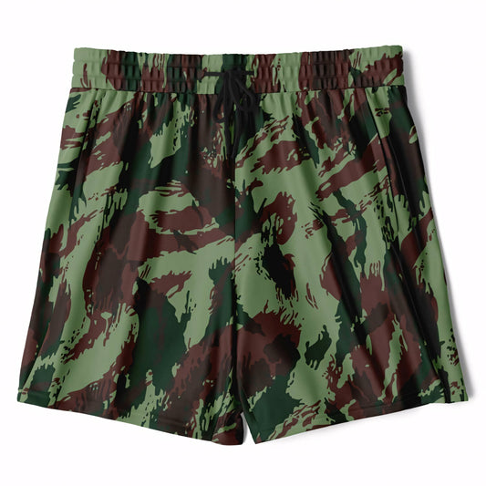 Portuguese Lizard Camo Lined Shorts 7" _ Concealing Coloration