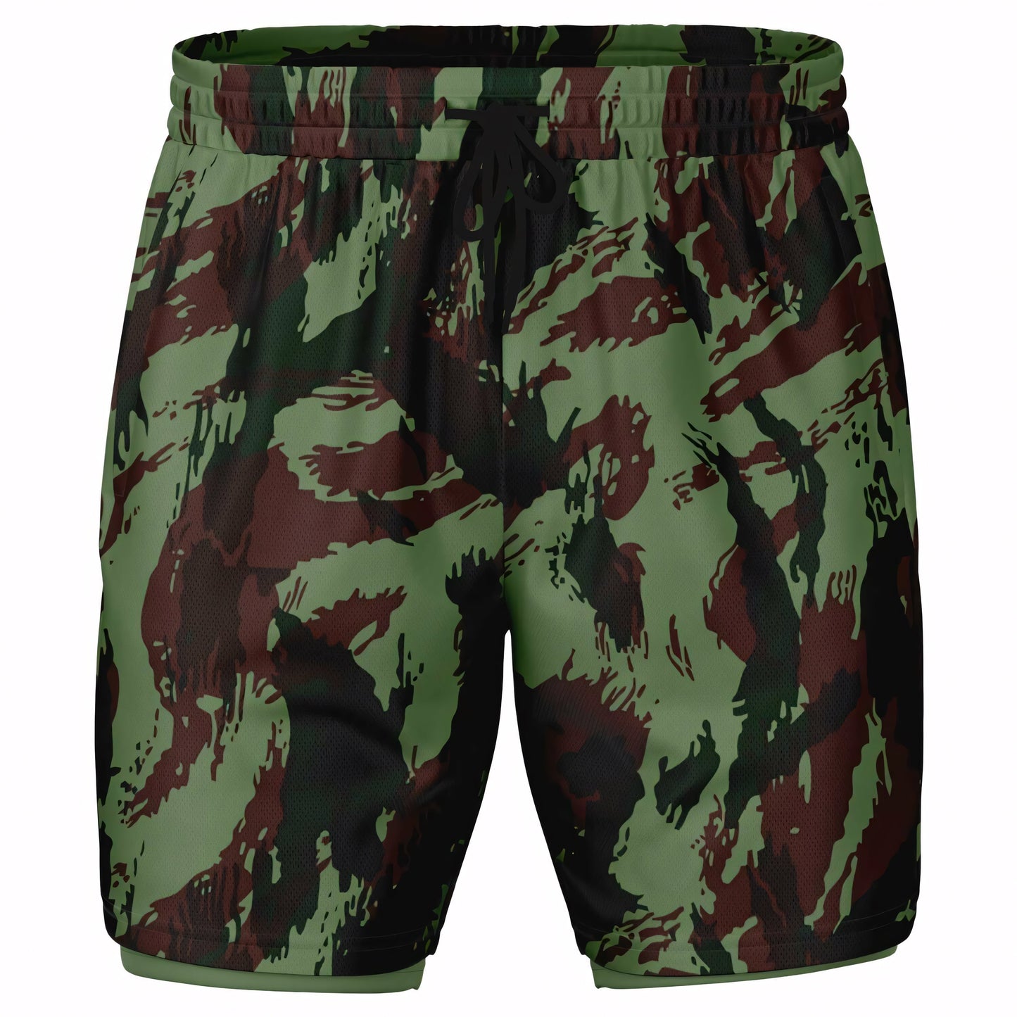 Portuguese Lizard Camo Lined Shorts 7" _ Concealing Coloration