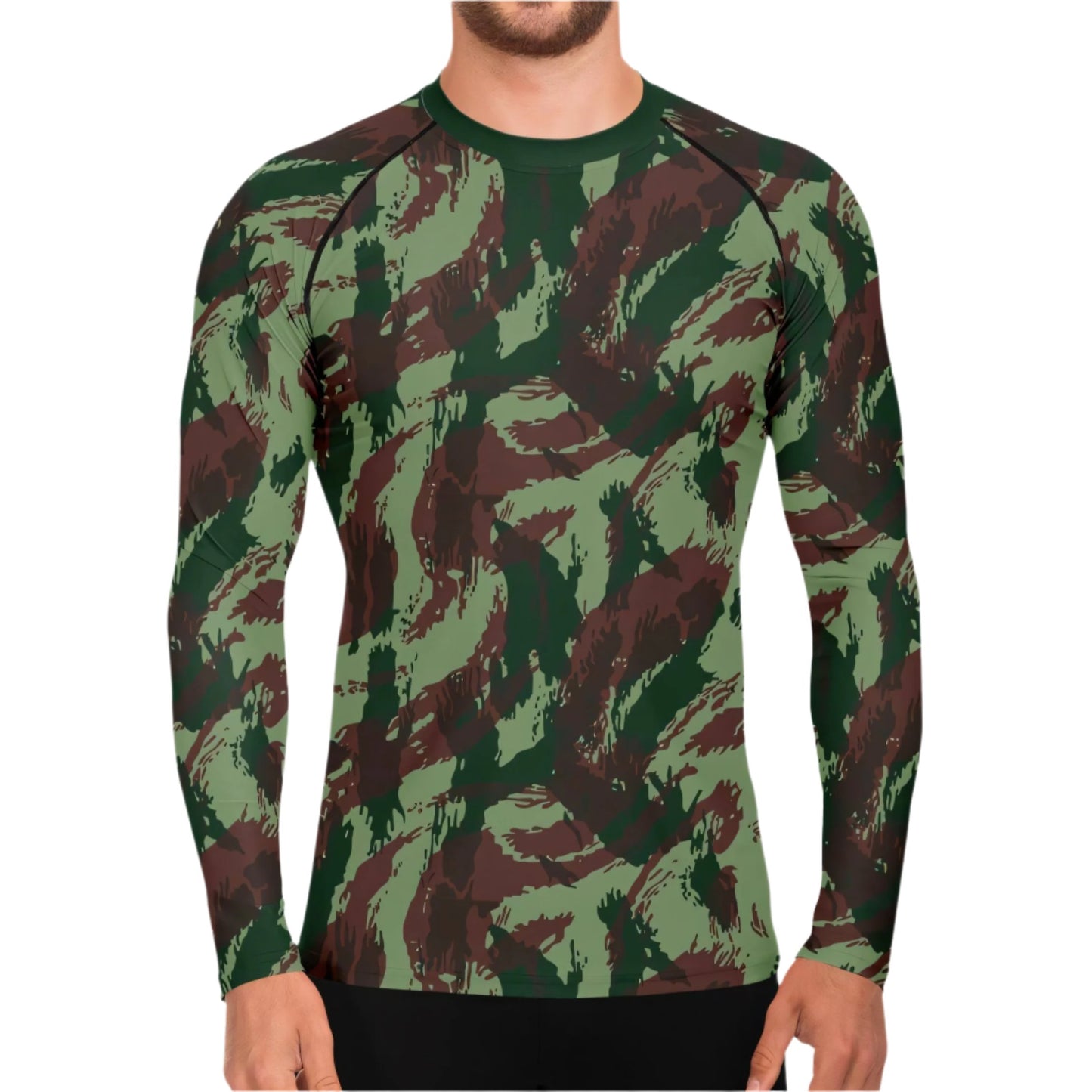 Portuguese Lizard Camo Men's Long-sleeve Base Layer