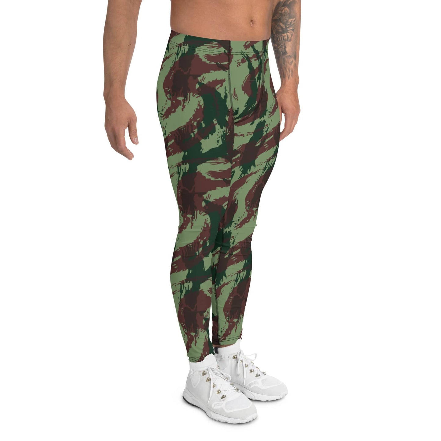 Portuguese Lizard Camo Men's Leggings