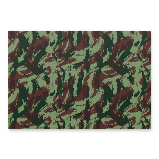 Portuguese Lizard Camo Wrapping Paper Sheets _ Concealing Coloration