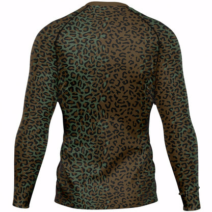 Leopard Spot Camo Men's Long-sleeve Base Layer