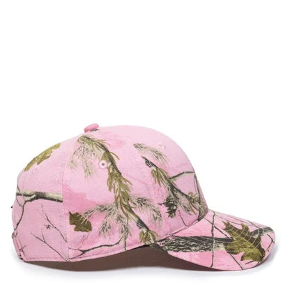 Pink RealTree Camo 6-Panel Cap