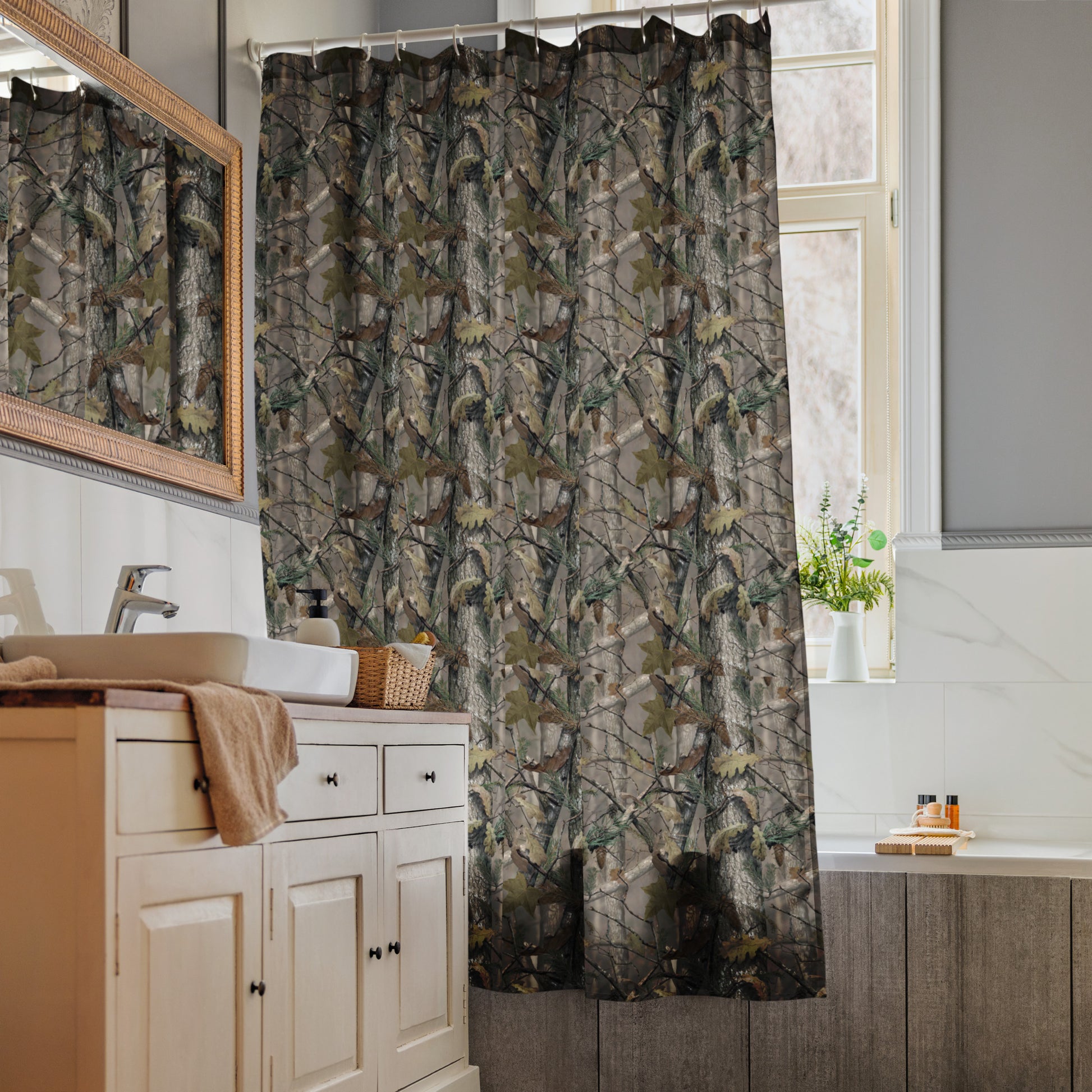 Blind Max HD Camo Shower Curtain _ Concealing Coloration