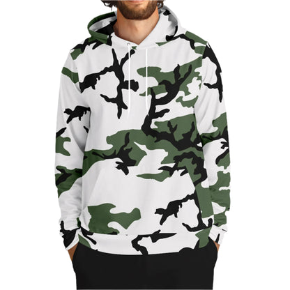 Three-Color Snow Camo Hoodie