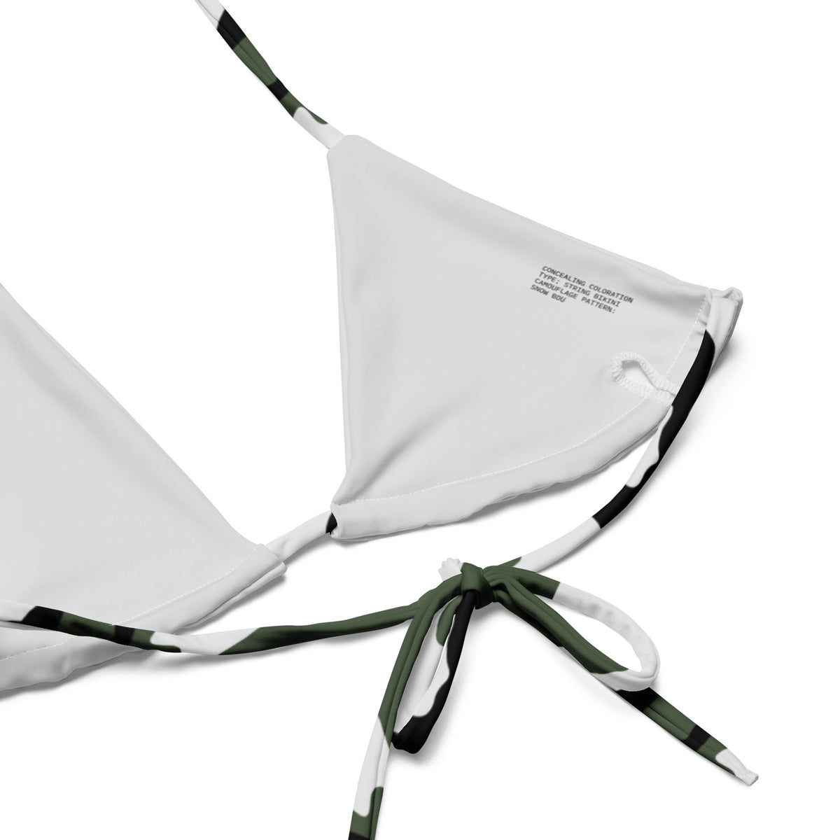Snow BDU Camo String Bikini Set.