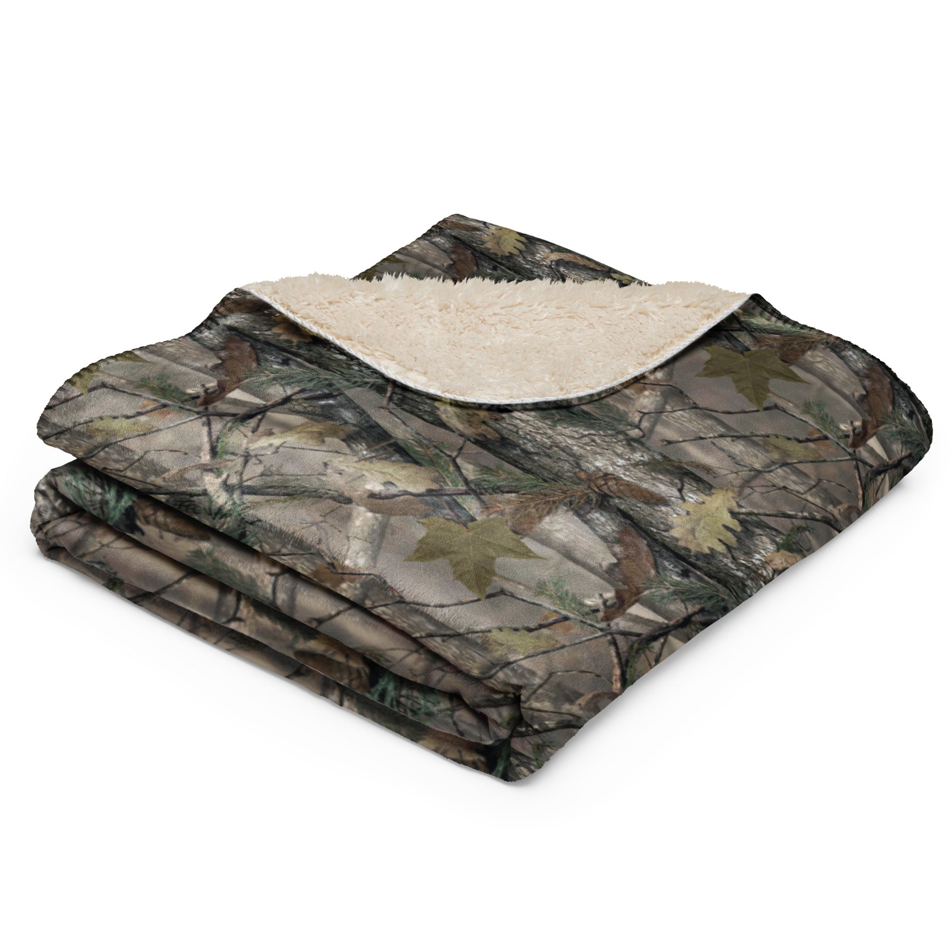 Blind Max HD Camo Sherpa Blanket – 60” × 80”