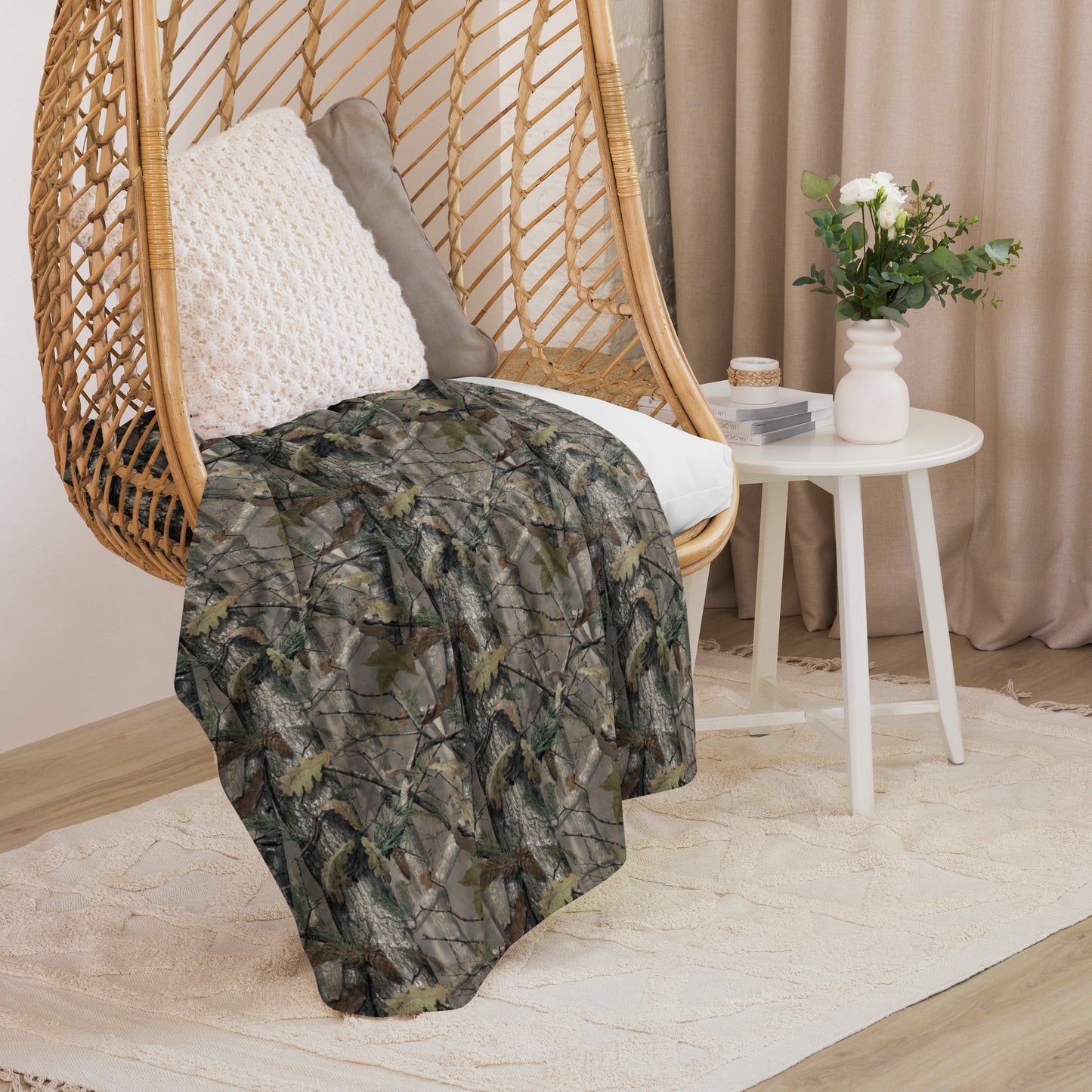 Blind Max HD Camo Sherpa Blanket – 60” × 80”