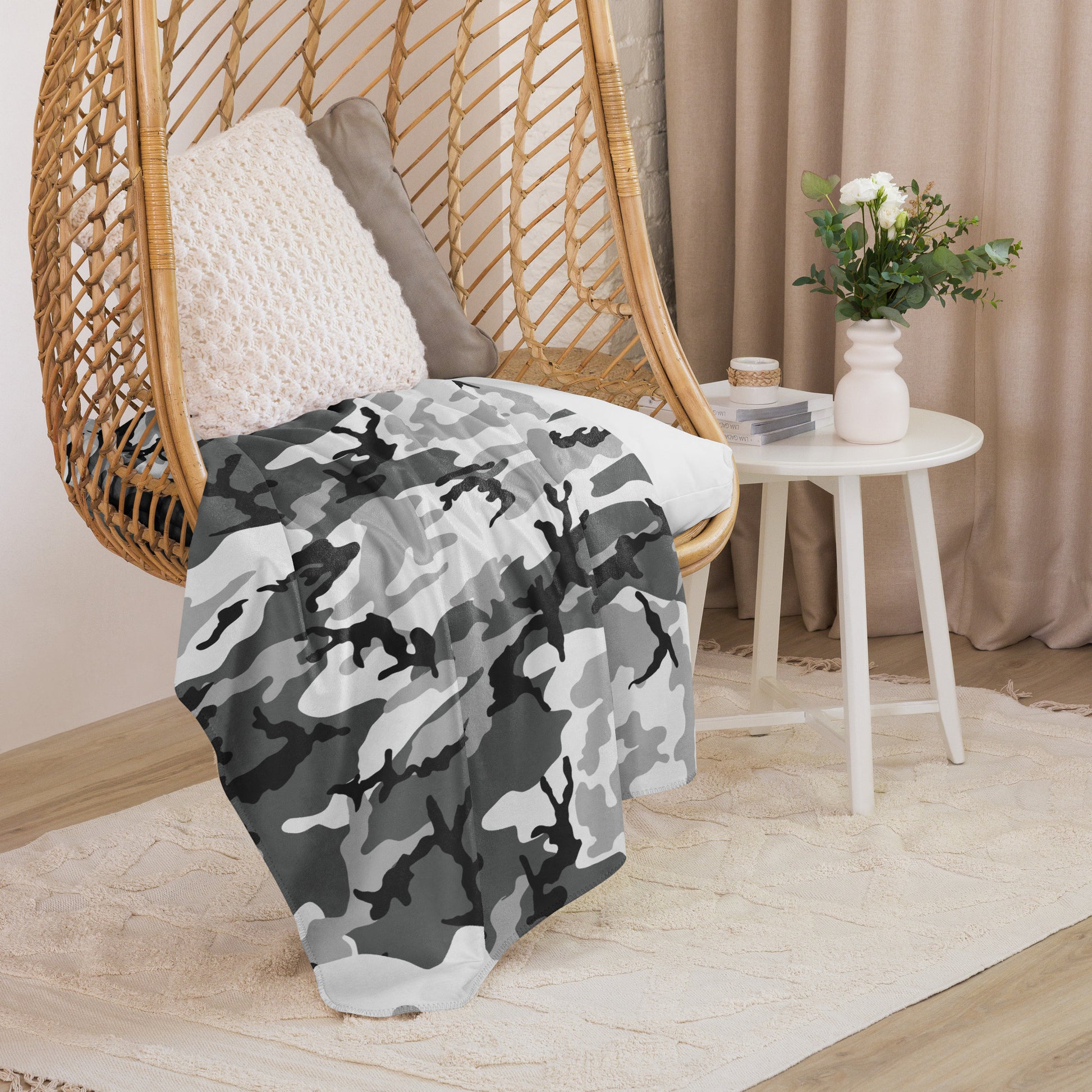 M81 Urban Camo Sherpa Blanket