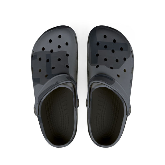 T-Pattern Urban Camo EVA Clogs - Front