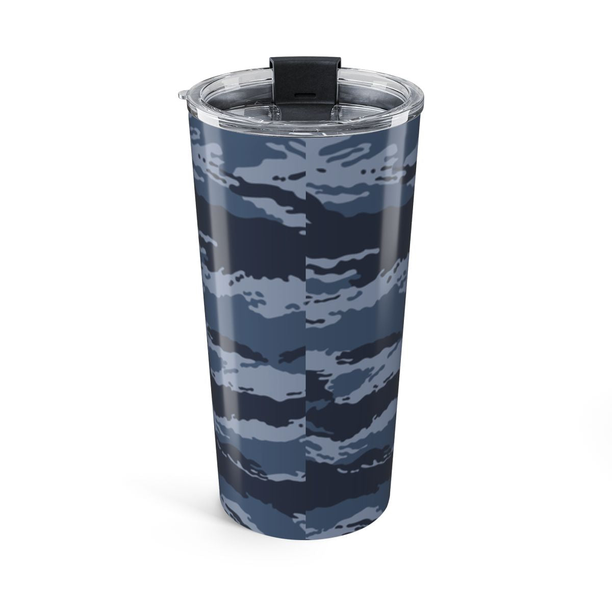 Kamysh Blue Camo 20oz Tumbler - close-up
