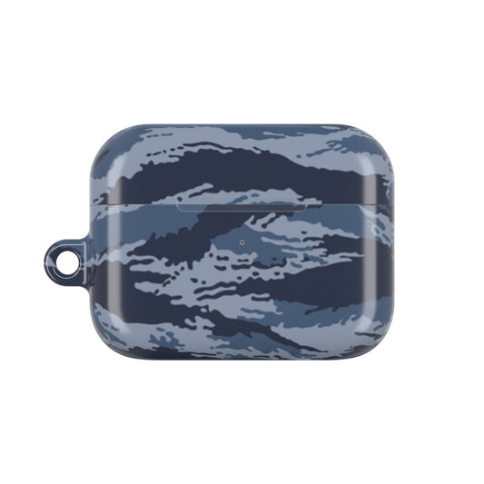 Kamysh Blue Camo AirPod Cases - front