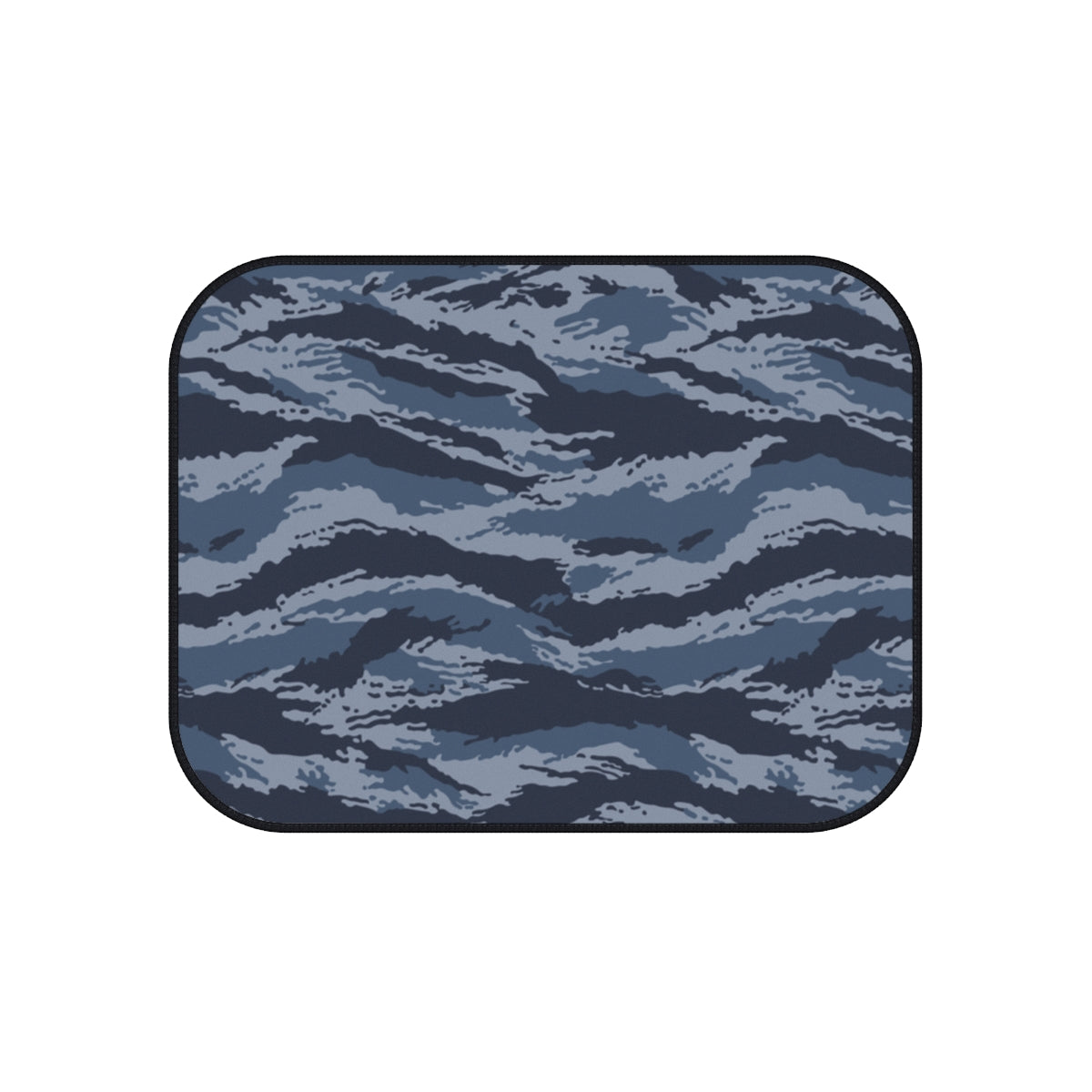 Kamysh Blue Camo All-Weather Car Mats (Set of 4)  - close-up
