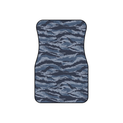 Kamysh Blue Camo All-Weather Car Mats (Set of 4)  - front
