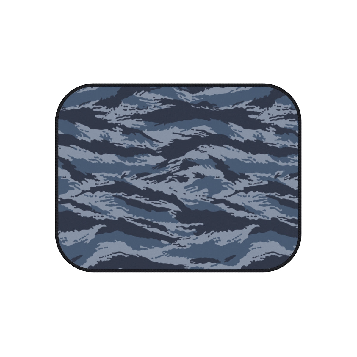 Kamysh Blue Camo All-Weather Car Mats (Set of 4)  - close-up