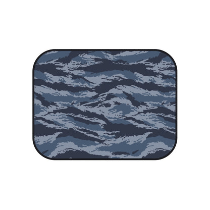 Kamysh Blue Camo All-Weather Car Mats (Set of 4)  - close-up