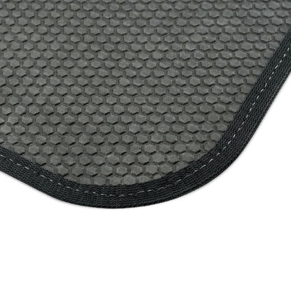 Kamysh Blue Camo All-Weather Car Mats (Set of 4)  - close-up