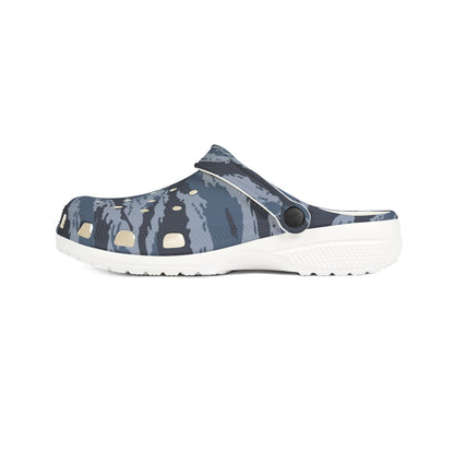 Kamysh Blue Camo EVA Clog - close-up