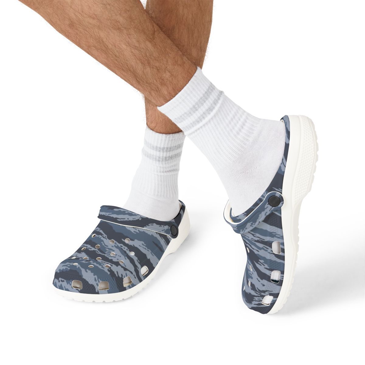 Kamysh Blue Camo EVA Clog - close-up