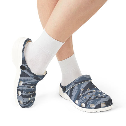 Kamysh Blue Camo EVA Clog - close-up