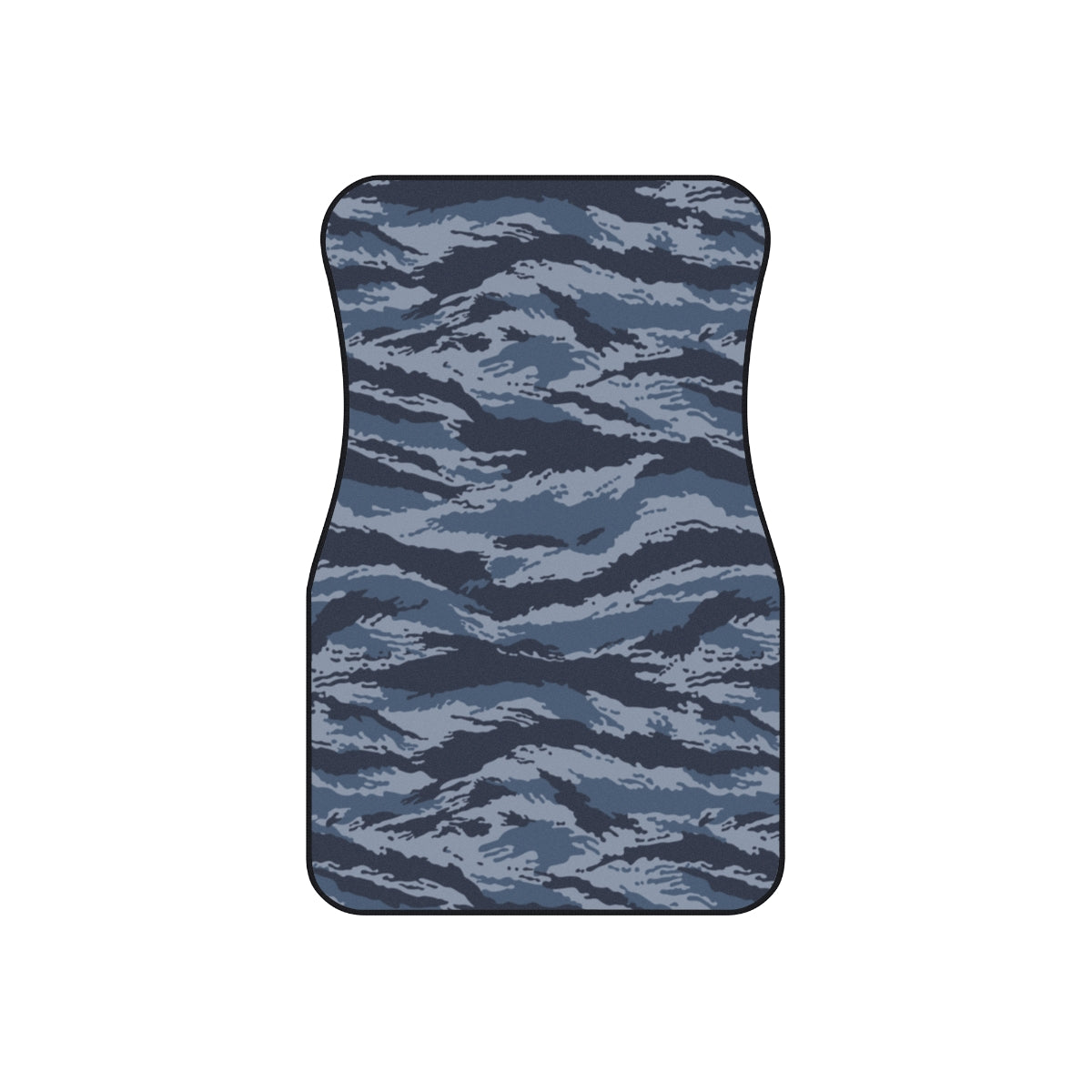 Kamysh Blue Camo Front Seat Car Mats (Set of 2)  - front