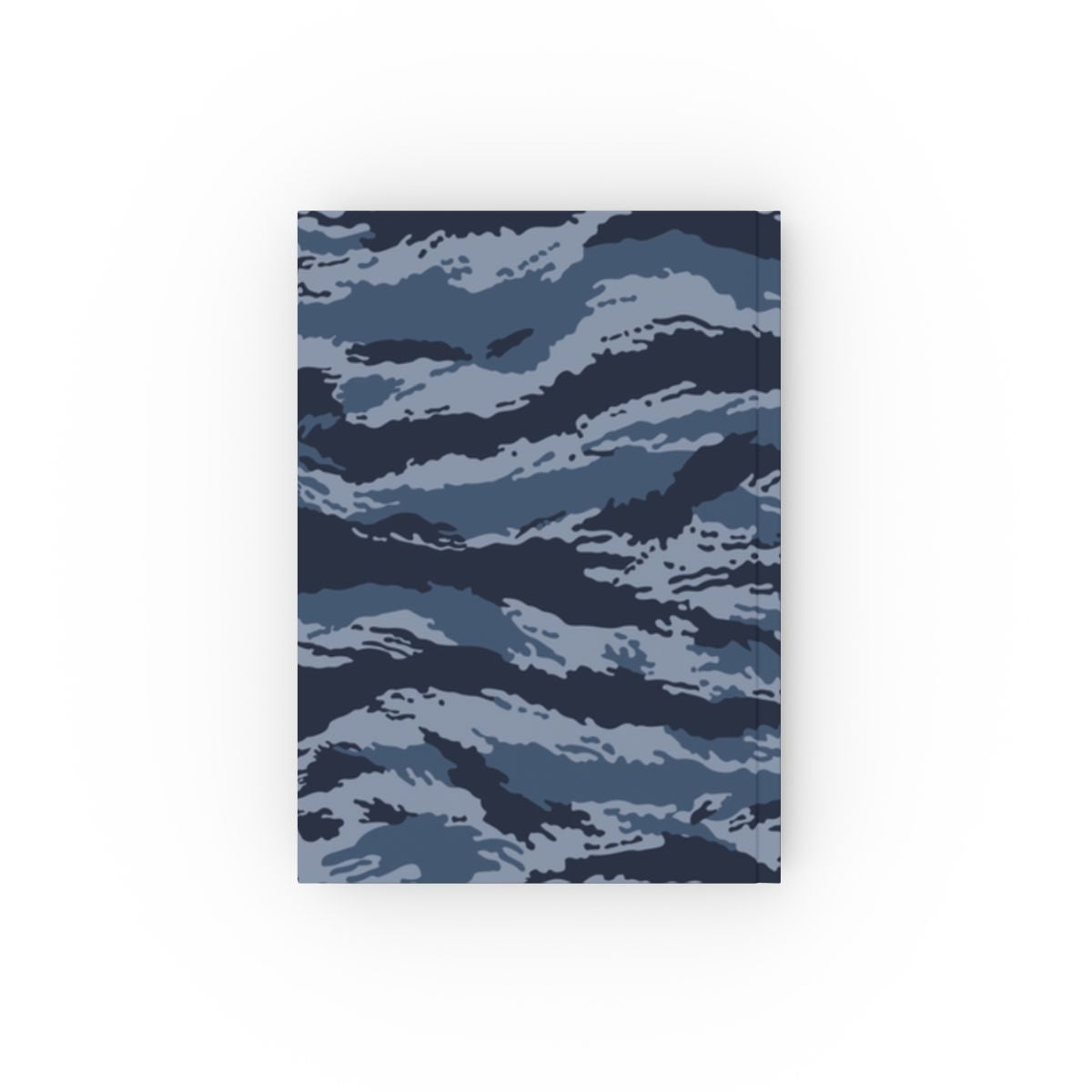 Kamysh Blue Camo Hardback Notebook - close-up