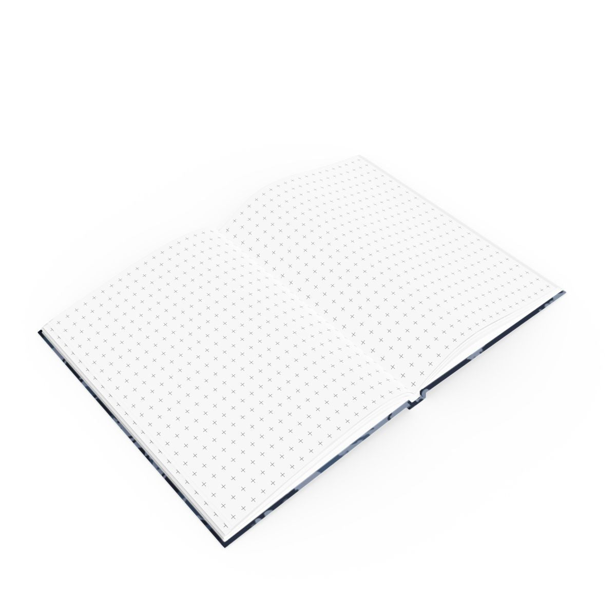 Kamysh Blue Camo Hardback Notebook - close-up