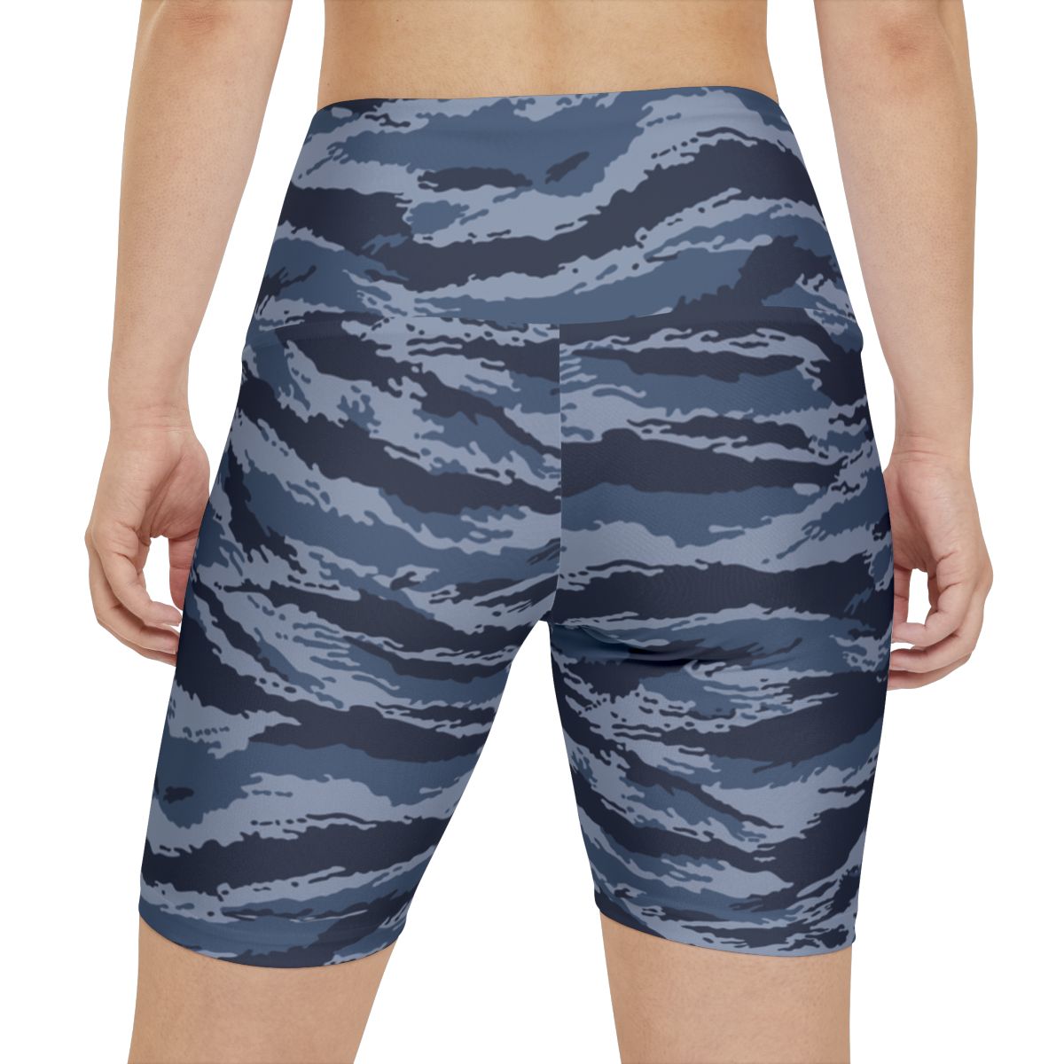 Kamysh Blue Camo Bike Shorts