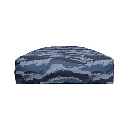 Kamysh Blue Camo Horizontal Tote - close-up