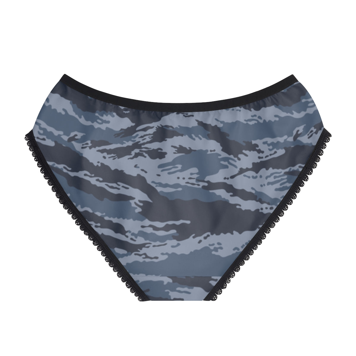 Kamysh Blue Camo Panties - close-up
