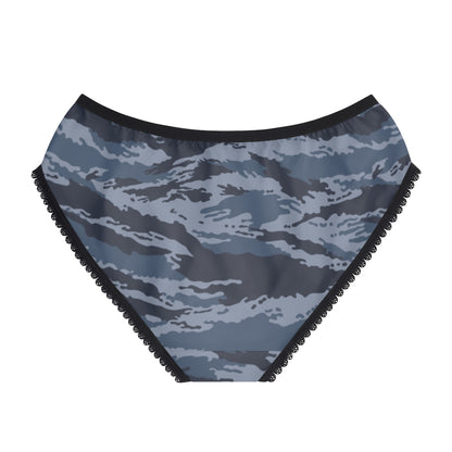 Kamysh Blue Camo Panties - close-up