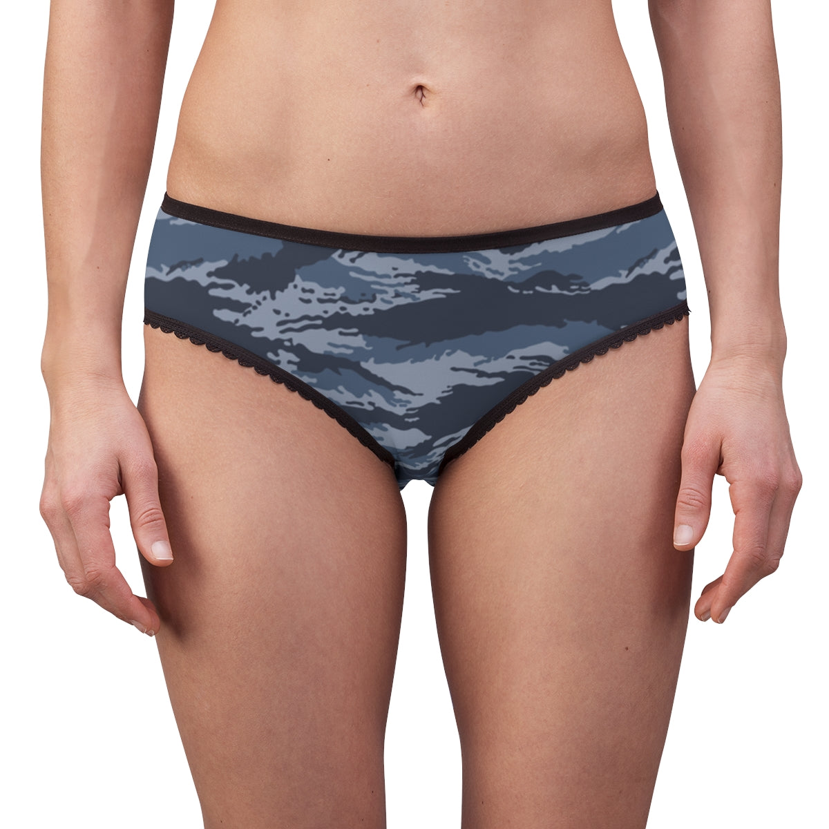 Kamysh Blue Camo Panties - front