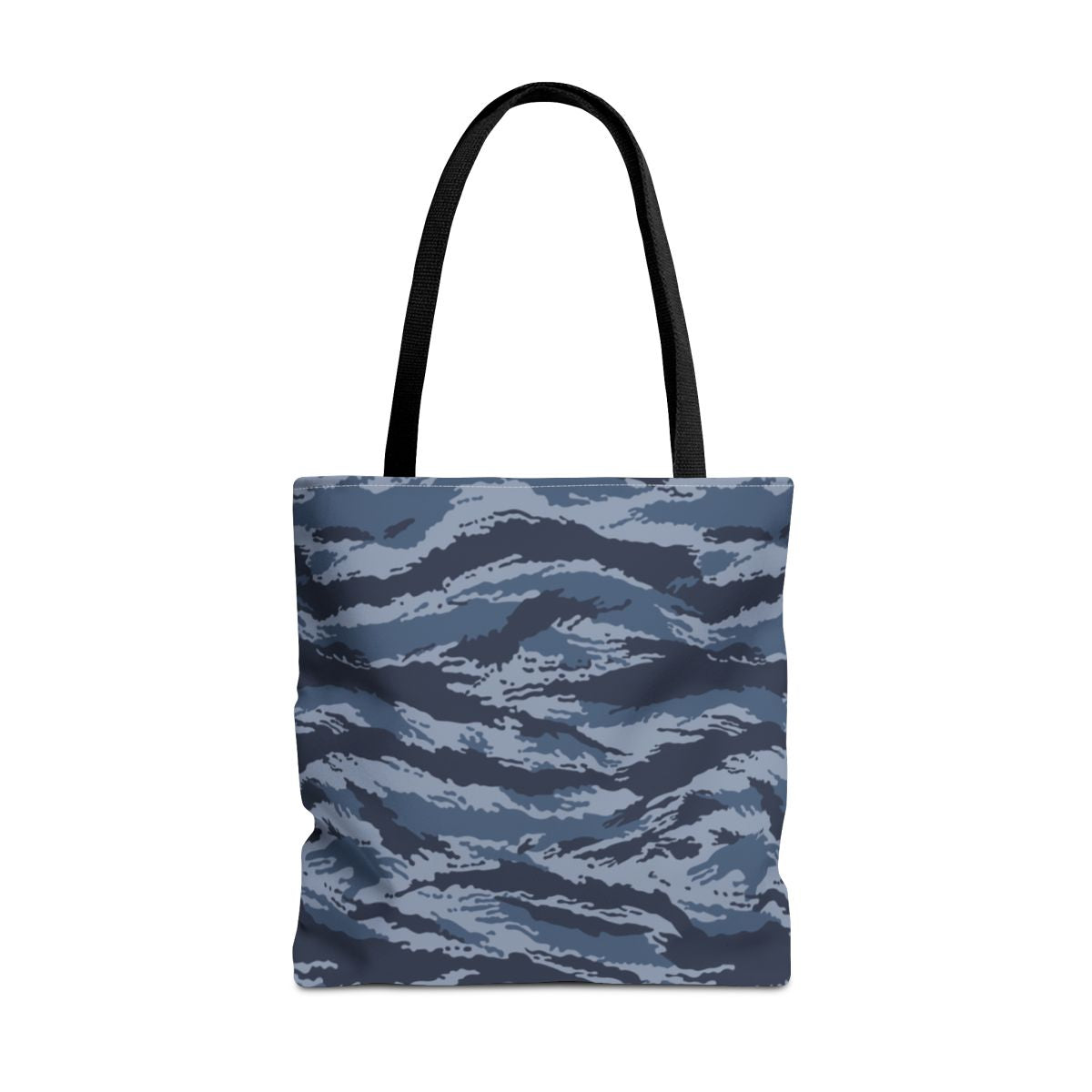 Kamysh Blue Camo Vertical Tote Bag - front