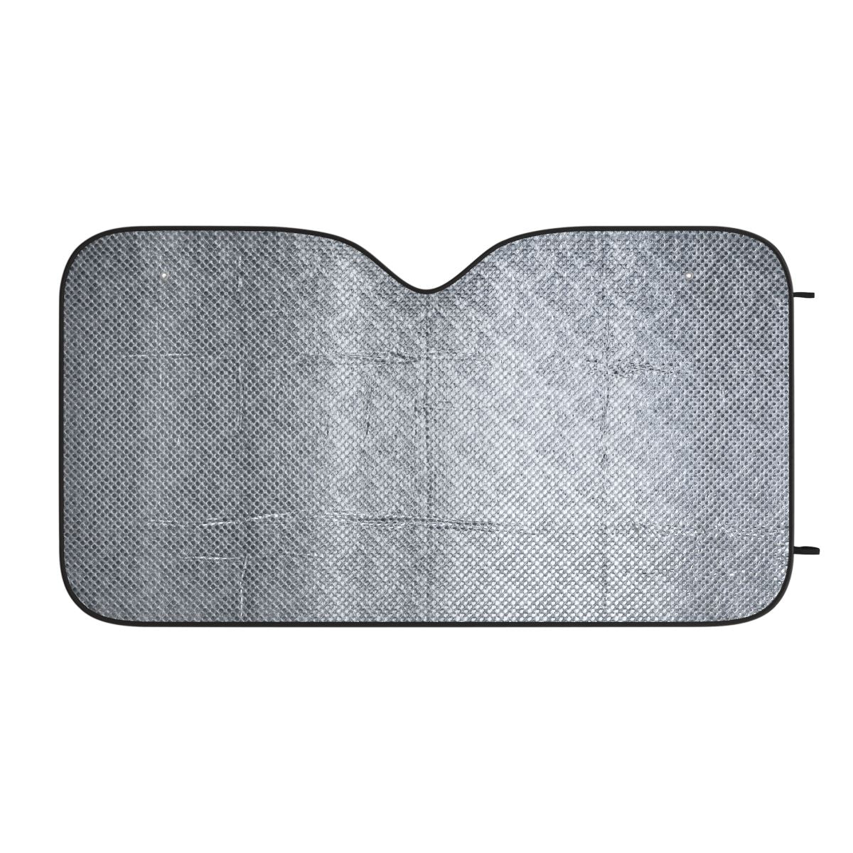 Kamysh Blue Camo Windshield Sun Shade - close-up
