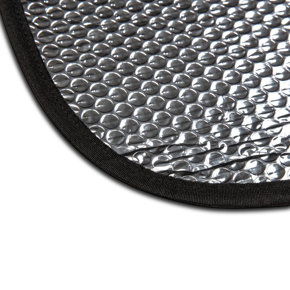 Kamysh Blue Camo Windshield Sun Shade - close-up