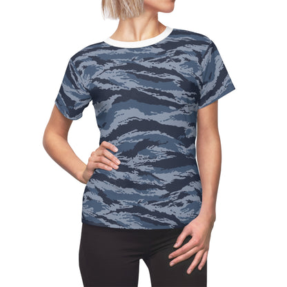 Kamysh Blue Camo Women’s T-Shirt - front