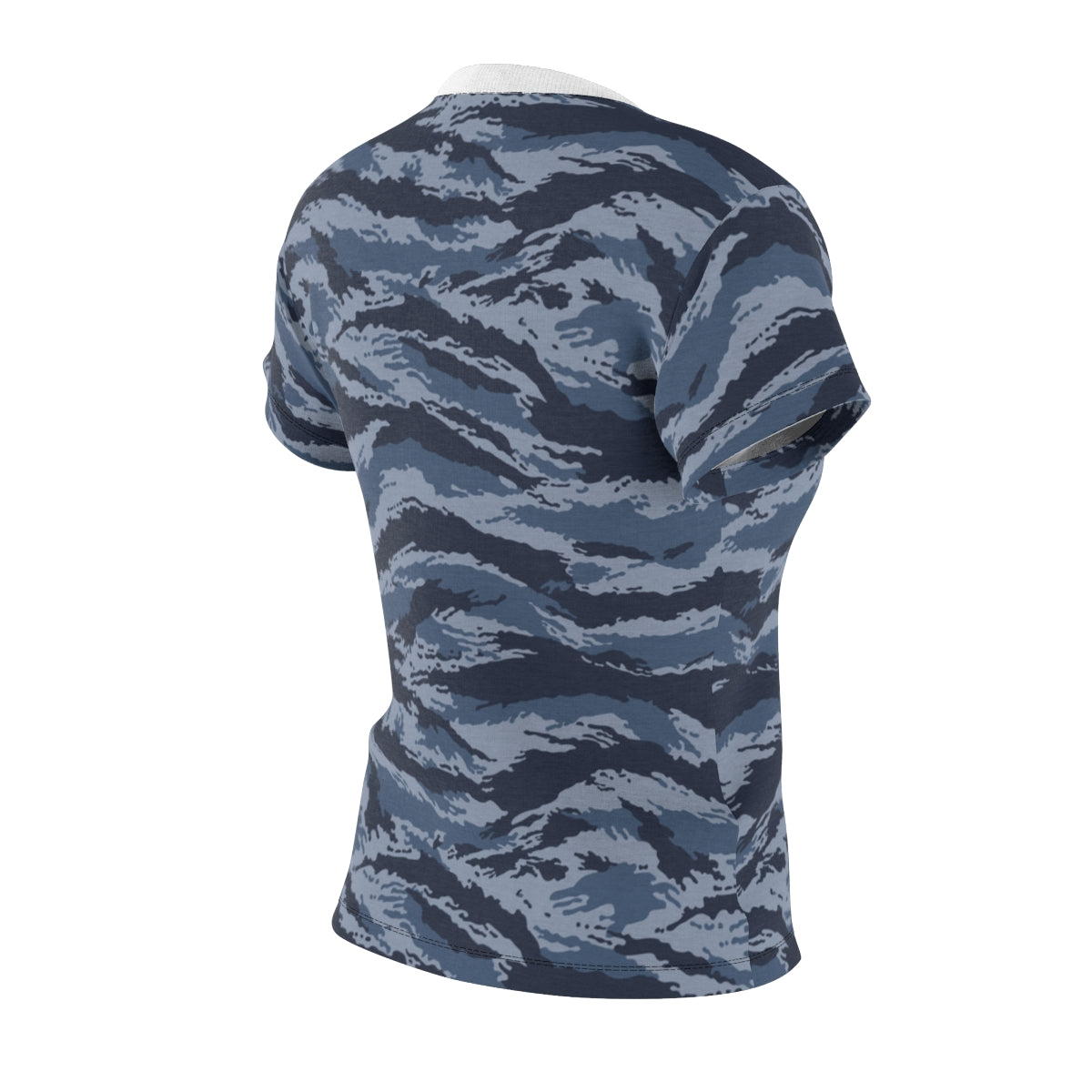 Kamysh Blue Camo Women’s T-Shirt - close-up