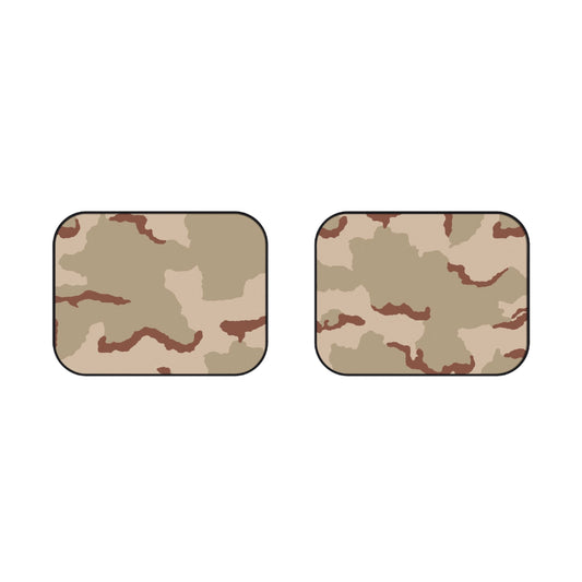 Three-Color Desert Camo All-Weather Back Car Mats (Set of 2)