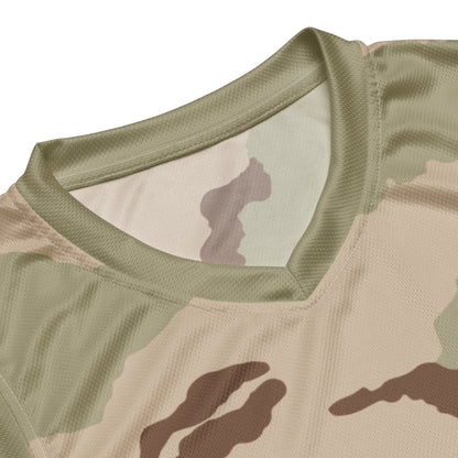 Three-Color Desert Camo Basketball Jersey